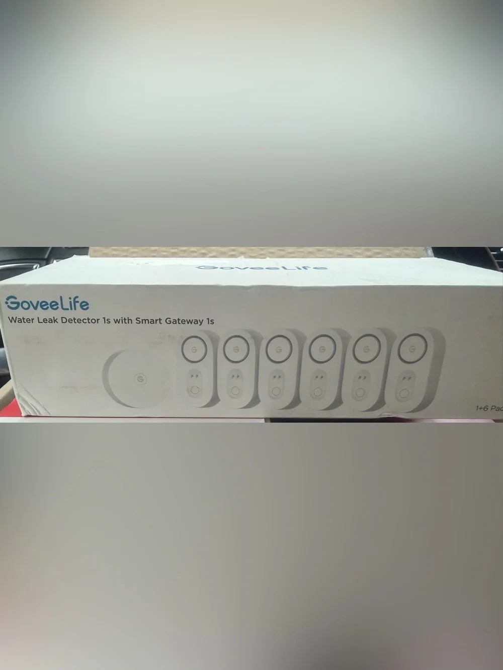 GoveeLife Smart Water Leak Detector 6 Pack WiFi 1804ft Range IP67